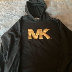 Michael Kors Black Hoodie with Gold Logo